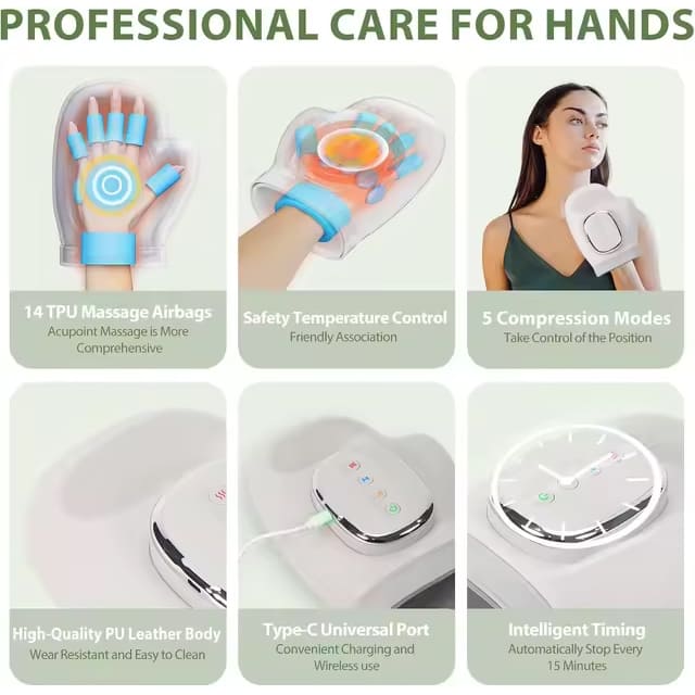 MelloTouch™ 3-in-1 Hand Massager - Natural Hand Pain Relief