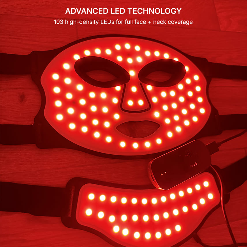 MelloTouch™ Flex LED Face + Neck Mask